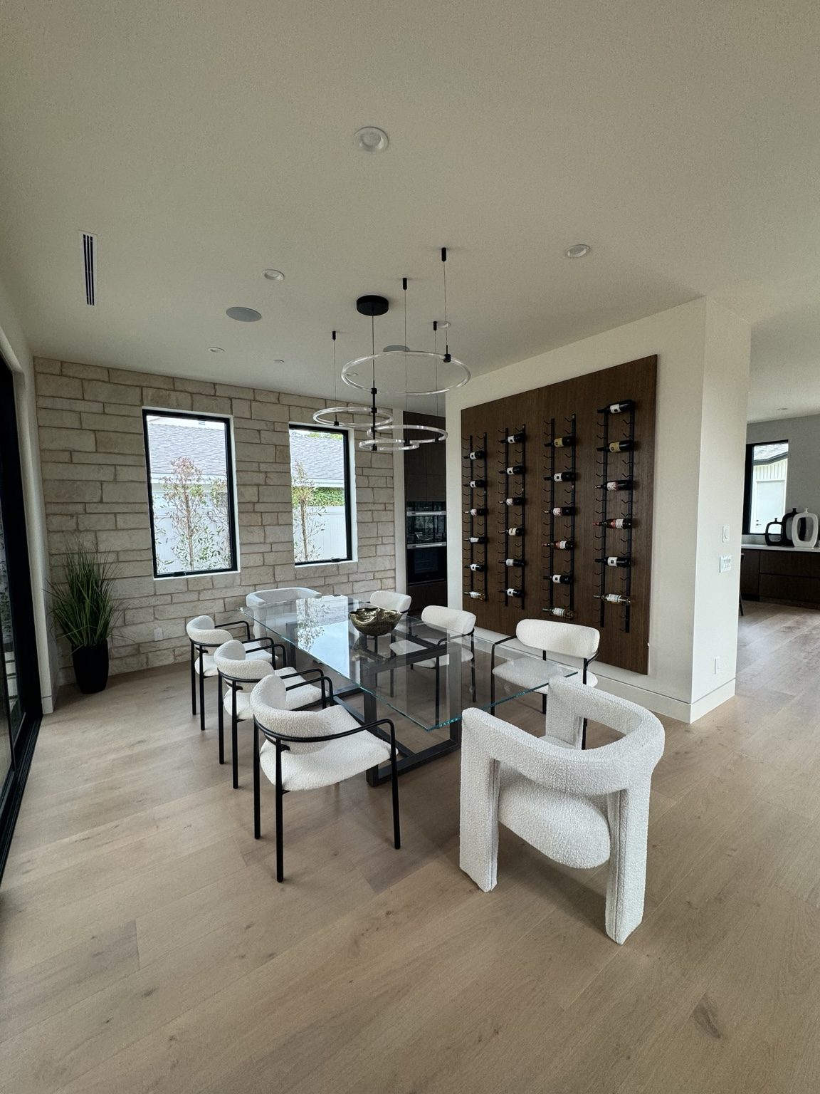 Finished luxury dining room in a Coastline DC custom home